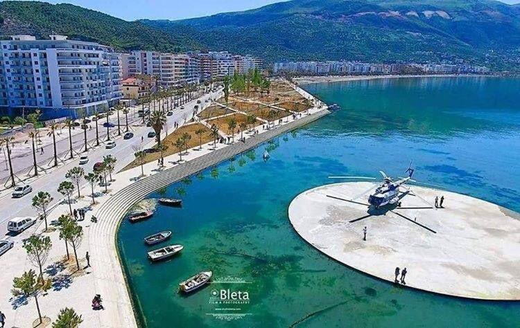 Sea View Apartment Влёра Экстерьер фото