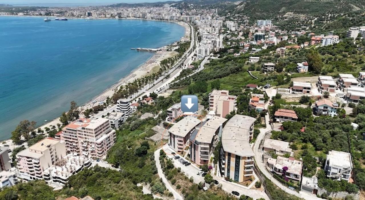 Sea View Apartment Влёра Экстерьер фото